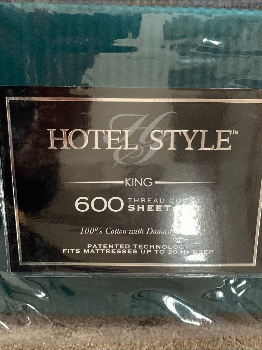 King 600-Thread Count Flat Sheet Only